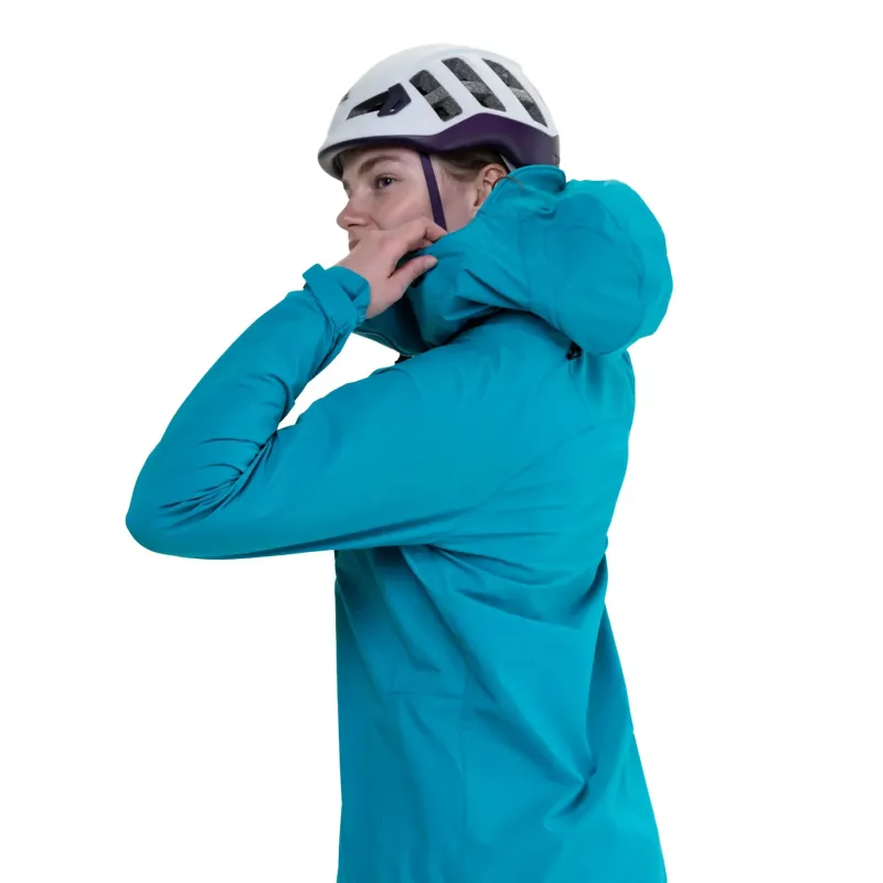 Mountain Equipment Softshell Jackets-Womens Squall Hooded Jacket - Topaz-Majolica