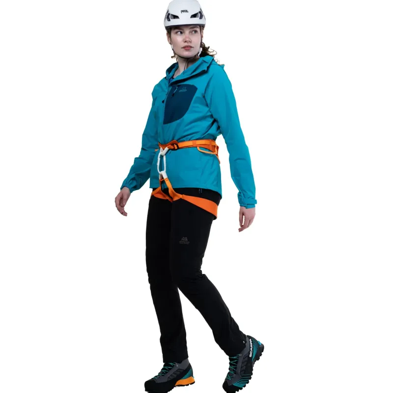 Mountain Equipment Softshell Jackets-Womens Squall Hooded Jacket - Chili Red-Merlot