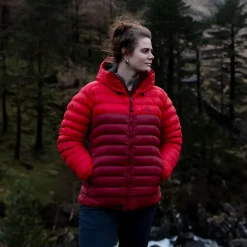 Mountain Equipment Insulated Jackets-Womens Superflux Jacket - Chili Red-Merlot