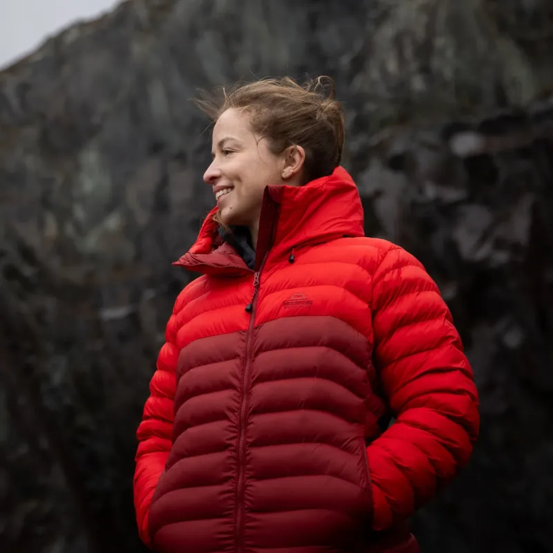 Mountain Equipment Insulated Jackets-Womens Superflux Jacket - Chili Red-Merlot