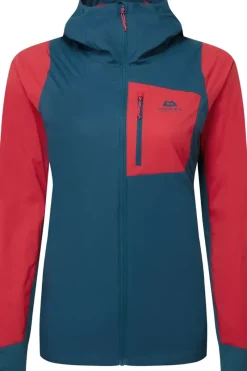 Mountain Equipment Fleece & Mid Layer-Womens Switch Pro Hooded Jacket - Majolica-Capsicum