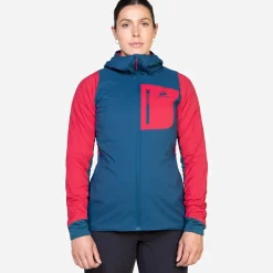 Mountain Equipment Fleece & Mid Layer-Womens Switch Pro Hooded Jacket - Majolica-Capsicum