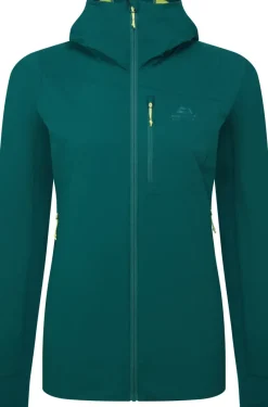 Mountain Equipment Fleece & Mid Layer-Womens Switch Pro Hooded Jacket - Deep Teal