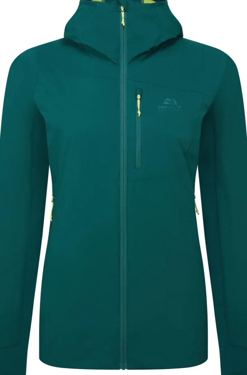 Mountain Equipment Fleece & Mid Layer-Womens Switch Pro Hooded Jacket - Deep Teal