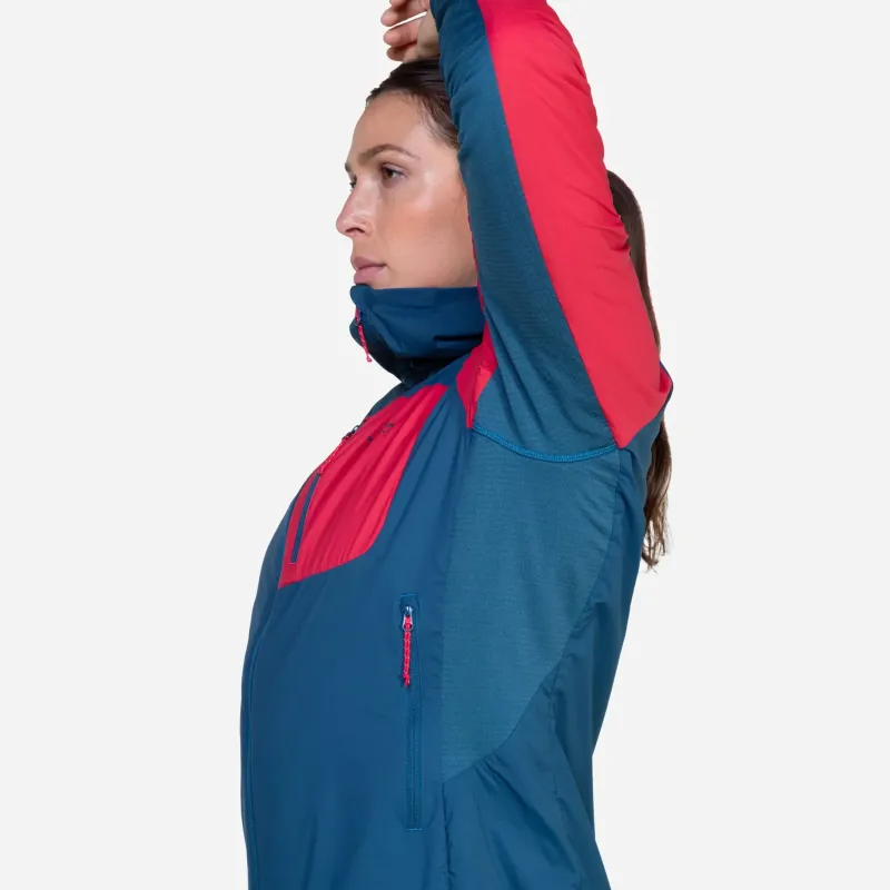 Mountain Equipment Fleece & Mid Layer-Womens Switch Pro Hooded Jacket - Deep Teal