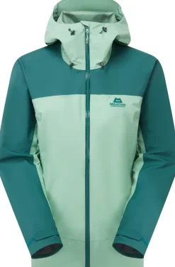 Mountain Equipment Waterproof Jackets-Womens Tacul Jacket - Lichen-DeepTeal