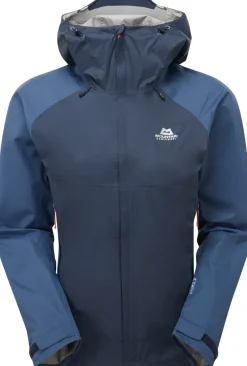 Mountain Equipment Waterproof Jackets-Womens Zeno Jacket - Cosmos-Dusk