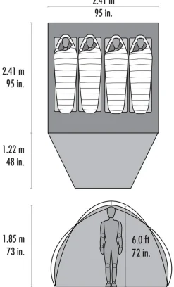 MSR Backpacking & Lightweight Tents-Habitude 4 Tent