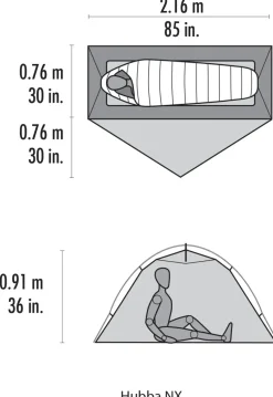MSR Backpacking & Lightweight Tents-Hubba NX Tent - Gray