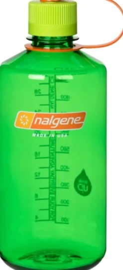 Nalgene Water Bottles-Sustain Narrow Mouth Water Bottle - 1L - Melon Ball