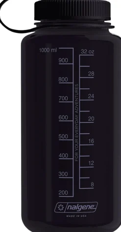 Nalgene Water Bottles-Tritan Sustain Wide Mouth Bottle - 1L - Odyssey Gray
