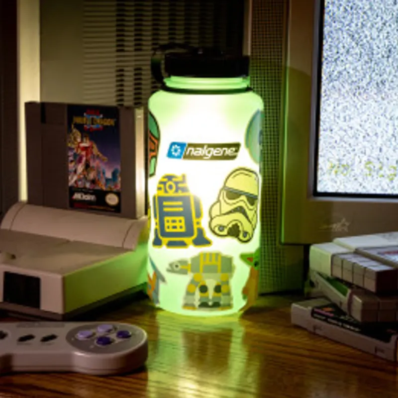 Nalgene Water Bottles-Tritan Sustain Wide Mouth Bottle - 1L - Glow Green
