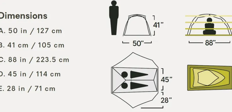Nemo Backpacking & Lightweight Tents-Dragonfly OSMO Bikepack 2P Tent
