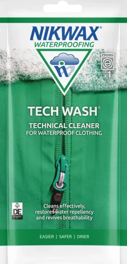 Nikwax Clothing Cleaning & Proofing-Tech Wash Pouch - 100ml