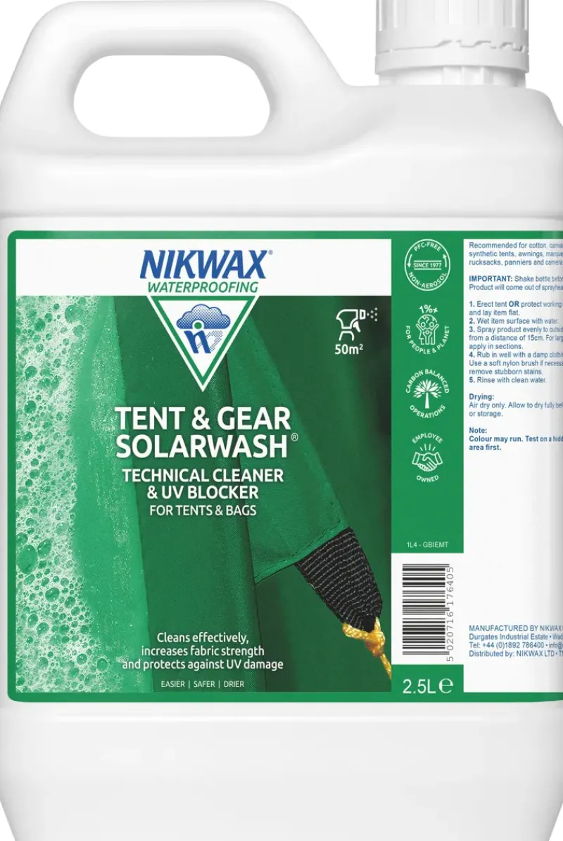 Nikwax Proofing & Repair-Tent and Gear SolarWash - 2.5L