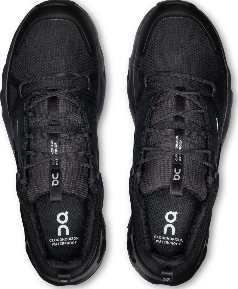 On Hiking Shoes & Boots|Approach Shoes-Mens Cloudhoriz Waterproof Shoes - Black-Black