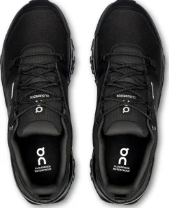 On Hiking Shoes & Boots|Walking Shoes-Mens Cloudrock Low Waterproof Shoes - Black-Black