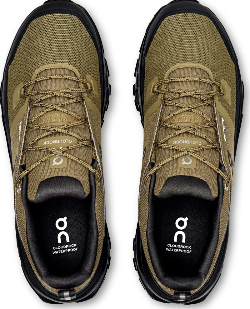 On Hiking Shoes & Boots|Walking Shoes-Mens Cloudrock Low Waterproof Shoes - Hunter-Black