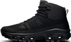 On Hiking Shoes & Boots|Walking Shoes-Mens Cloudrock Mid Waterproof Shoes - Black-Black