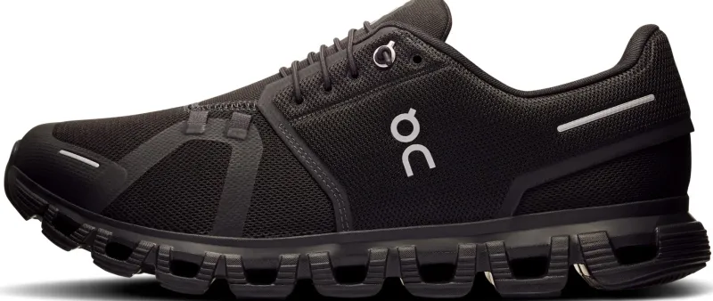 On Hiking Shoes & Boots|Walking Shoes-Mens Cloud 6 Shoes - Black-Black