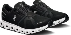 On Hiking Shoes & Boots|Walking Shoes-Mens Cloud 6 Shoes - Black-White