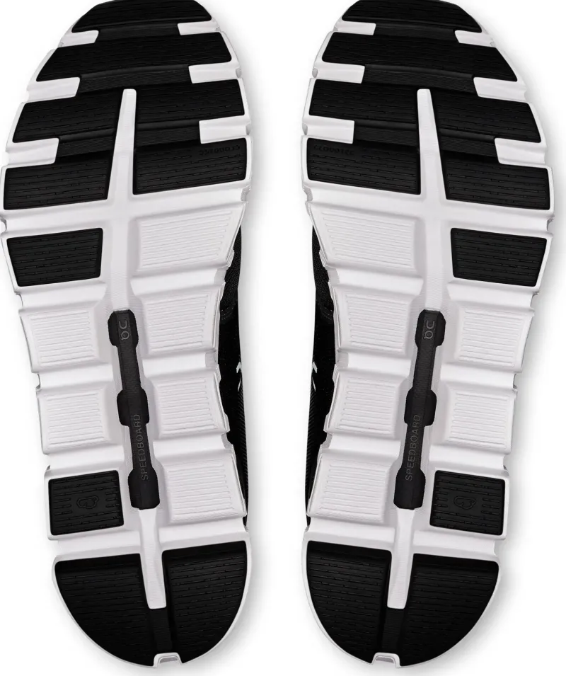 On Hiking Shoes & Boots|Walking Shoes-Mens Cloud 6 Shoes - Black-White