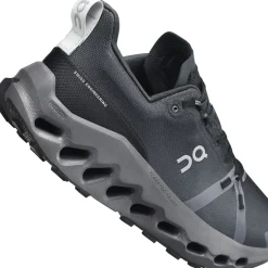 On Hiking Shoes & Boots|Running Shoes-Mens Cloudsurfer Trail Waterproof Shoes - Black-Eclipse