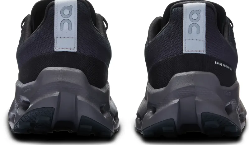 On Hiking Shoes & Boots|Running Shoes-Mens Cloudsurfer Trail Waterproof Shoes - Black-Eclipse