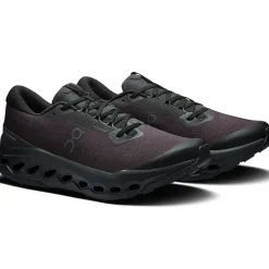 On Running Shoes-Mens Cloudsurfer Trail 2 WP Running Shoes - Black-Black