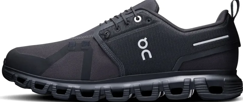 On Walking Shoes-Mens Cloud 6 Waterproof Shoes - Black-Black