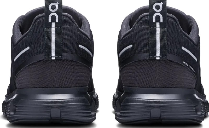 On Walking Shoes-Mens Cloud 6 Waterproof Shoes - Black-Black