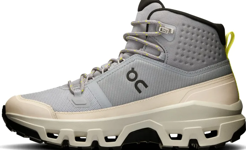 On Hiking Shoes & Boots|Walking Shoes-Womens Cloudrock Mid Waterproof Shoes - Alloy-Ice