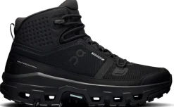 On Hiking Shoes & Boots|Walking Shoes-Womens Cloudrock Mid Waterproof Shoes - Black-Black