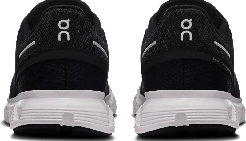 On Hiking Shoes & Boots|Walking Shoes-Womens Cloud 6 Shoes - Black-White
