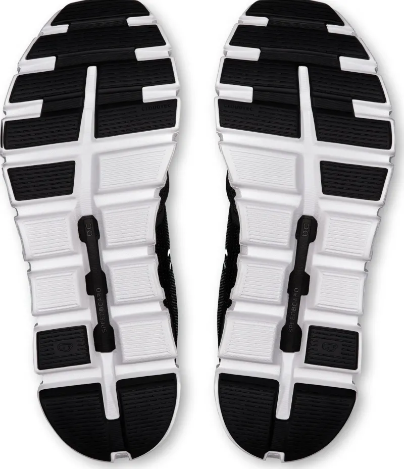 On Hiking Shoes & Boots|Walking Shoes-Womens Cloud 6 Shoes - Black-White