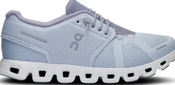 On Walking Shoes-Womens Cloud 5 Shoes - Heather-Fossil