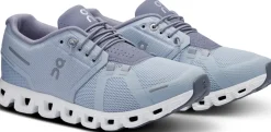 On Walking Shoes-Womens Cloud 5 Shoes - Heather-Fossil
