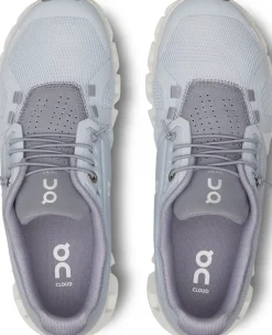 On Walking Shoes-Womens Cloud 5 Shoes - Heather-Fossil