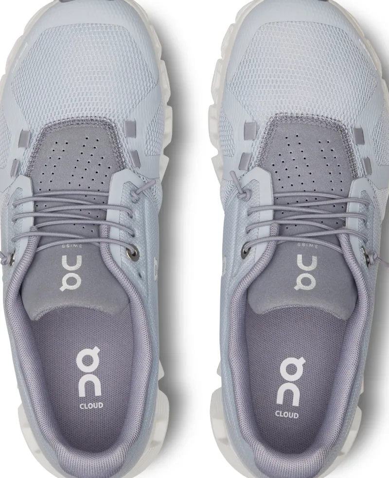 On Walking Shoes-Womens Cloud 5 Shoes - Heather-Fossil