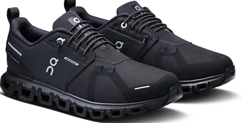 On Hiking Shoes & Boots|Walking Shoes-Womens Cloud 6 Waterproof Shoes - Black-Black