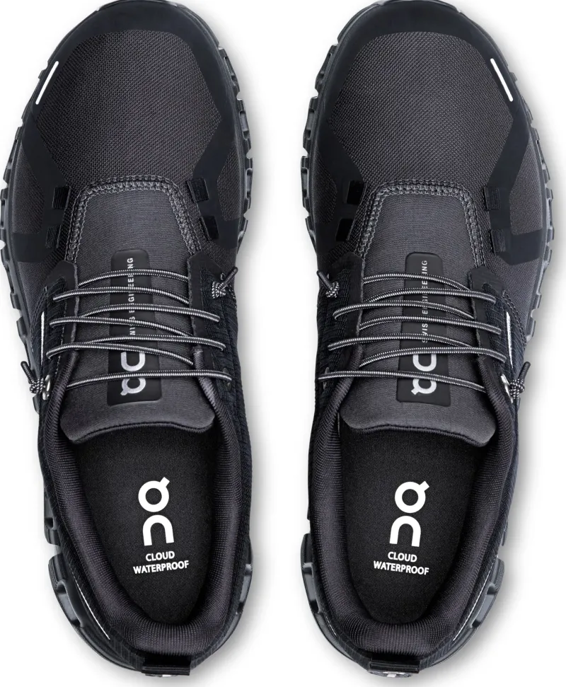 On Hiking Shoes & Boots|Walking Shoes-Womens Cloud 6 Waterproof Shoes - Black-Black