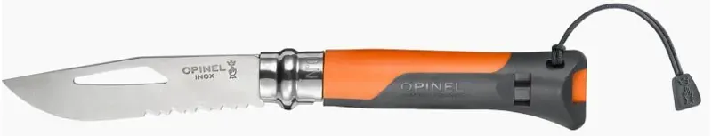 Opinel Knives & Multi-Tools-No.8 Outdoor Knife - Orange