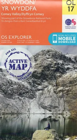Ordnance Survey Maps And Books-OS Explorer - Active Map OL17 - Snowdon and Conwy Valley
