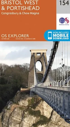Ordnance Survey Maps And Books-OS Explorer Map 154 - Bristol West and Portishead