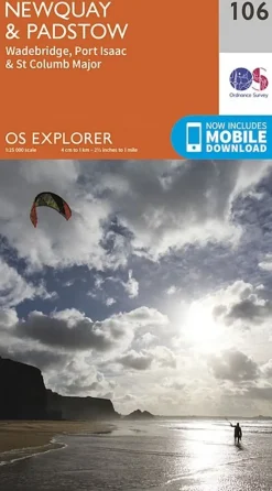 Ordnance Survey Maps And Books-OS Explorer Map 106 - Newquay and Padstow