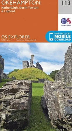 Ordnance Survey Maps And Books-OS Explorer Map 113 - Okehampton
