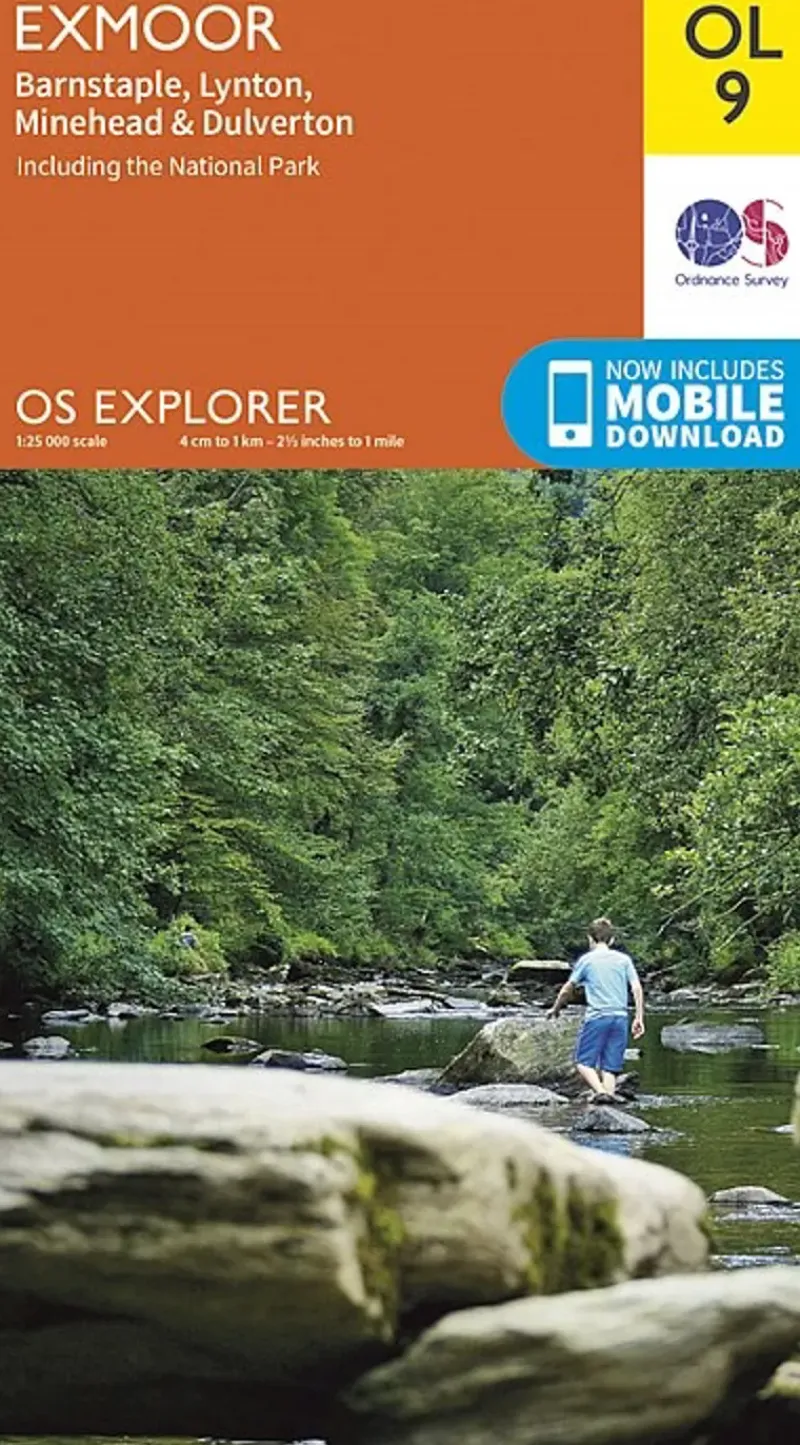 Ordnance Survey Maps And Books-OS Explorer Map OL9 - Exmoor