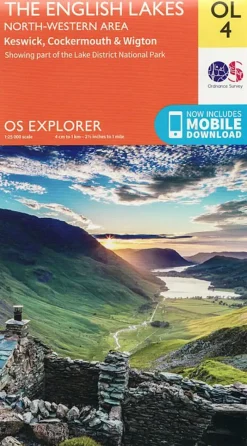 Ordnance Survey Maps And Books-OS Explorer Map OL4 - The English Lakes - North Western Area