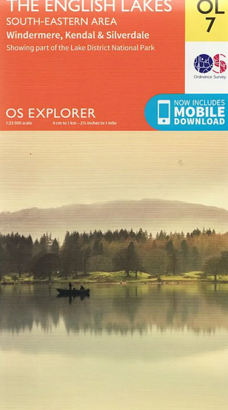 Ordnance Survey Maps And Books-OS Explorer Map OL7 - The English Lakes - South Eastern Area