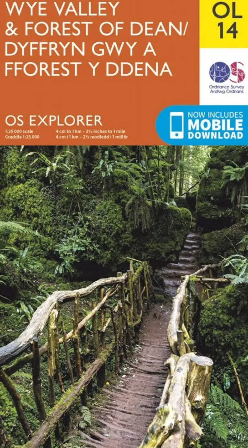 Ordnance Survey Maps And Books-OS Explorer Map OL14 - Wye Valley and Forest of Dean